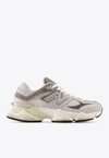 New Balance 9060 Low-top Sneakers In Rain Cloud With Castlerock And White In Gray