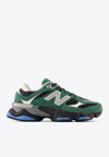 New Balance 9060 Low-top Sneakers In Team Forest Green With Black And Sea Salt In Green