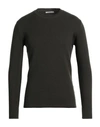 Kangra Cashmere Kangra Man Sweater Military Green Size 44 Wool