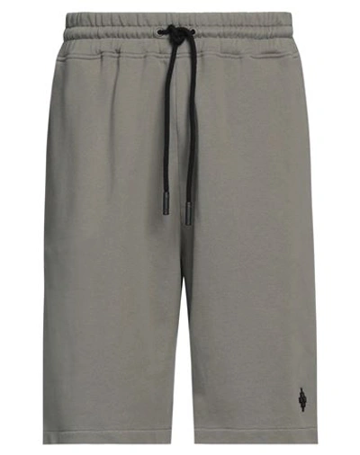 Marcelo Burlon County Of Milan Marcelo Burlon Man Shorts & Bermuda Shorts Sage Green Size L Cotton, Polyester In Sage Green