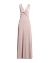 Kocca Woman Maxi Dress Blush Size L Viscose, Polyamide, Metallic Fiber, Elastane In Pink