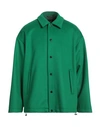 Emporio Armani Man Jacket Green Size 40 Virgin Wool, Polyester