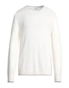 Eleventy Man Sweater Ivory Size Xl Wool In White