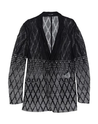 Emporio Armani Man Blazer Black Size 44 Polyamide, Cotton, Polyester