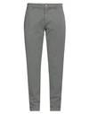Brooksfield Man Pants Grey Size 40 Cotton, Elastane