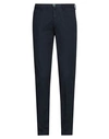 Barbati Man Pants Midnight Blue Size 32 Cotton, Elastane In Navy Blue