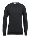 Brooksfield Man Sweater Blue Size 48 Virgin Wool In Grey
