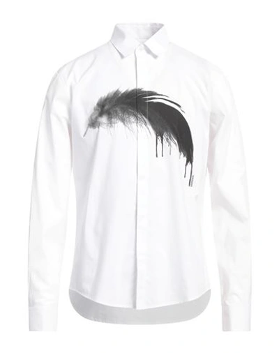 Patrizia Pepe Man Shirt White Size 38 Cotton