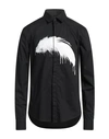 Patrizia Pepe Man Shirt Black Size 38 Cotton In Black