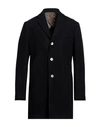 Straf Man Coat Midnight Blue Size 42 Polyester, Acrylic, Wool