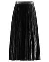 Elisabetta Franchi Woman Midi Skirt Black Size 6 Polyester In Black