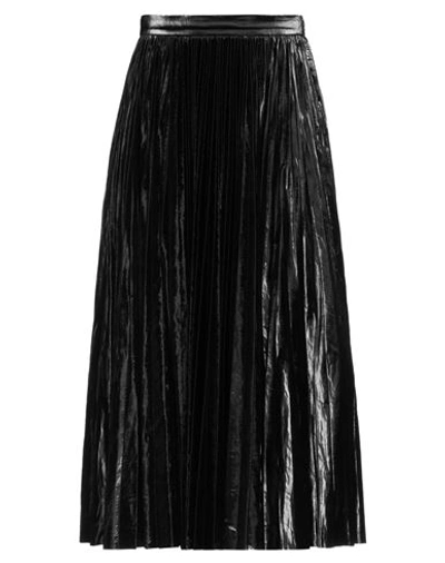 Elisabetta Franchi Woman Midi Skirt Black Size 6 Polyester