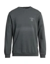 Berna Man Sweatshirt Lead Size Xxl Cotton In Grey
