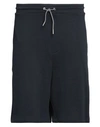 Armani Exchange Man Shorts & Bermuda Shorts Navy Blue Size Xs Cotton