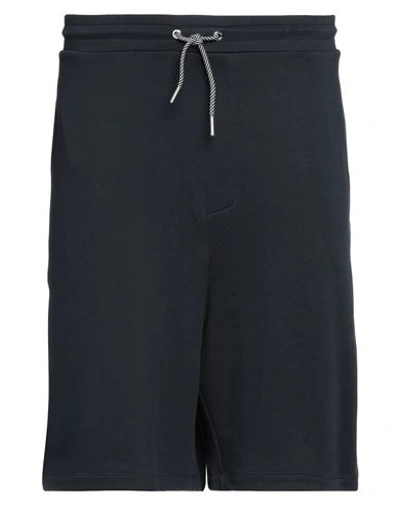 Armani Exchange Man Shorts & Bermuda Shorts Navy Blue Size Xs Cotton In Navy Blue