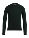 Brooksfield Man Sweater Dark Green Size 46 Virgin Wool