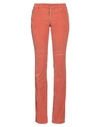 Dsquared2 Woman Pants Rust Size 2 Cotton, Elastane In Red