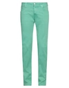 Jacob Cohёn Man Pants Emerald Green Size 30 Cotton, Lyocell, Elastane