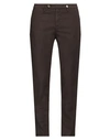 Myths Man Pants Dark Brown Size 34 Cotton, Elastane