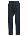 Devore Incipit Man Pants Midnight Blue Size 38 Cotton, Cashmere