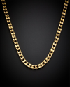 Italian Gold 14k 6mm Square Cuban Link Necklace