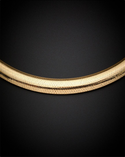 Italian Gold 14k Graduated Mesh Necklace