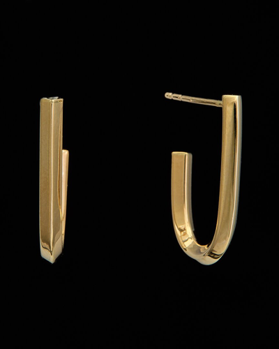 Italian Gold J Open Hoops