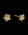 ITALIAN GOLD 14K PETITE FLOWER STUDS