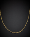 Italian Gold 14k Paperclip Link Necklace