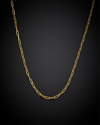 Italian Gold 14k Paperclip Link Necklace