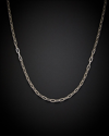 ITALIAN GOLD 14K 2.5MM PAPER CLIP CHAIN NECKLACE