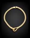 ITALIAN GOLD 14K 3.8MM FANCY LINK KNOT BRACELET