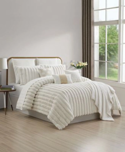 Sunham Taylor 14 Pc. Comforter Sets Created For Macys Bedding In White