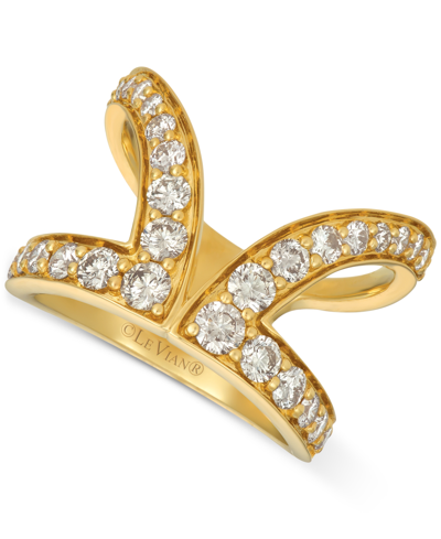 Le Vian Nude Diamond Open Statement Ring (1-3/8 Ct. T.w.) In 14k Gold In K Honey Gold Ring