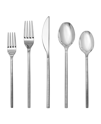 Fortessa Shoji 20-piece Place Setting In Stainless Steel