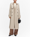 Mango Trench In Light/pastel Gray