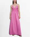 Mango Cotton Dress With Side Ties Pink In Pink