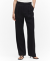 Mango Trousers Black In Black