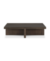 Furniture Folke 50" Oak Rectangle Coffee Table In Solid Oak