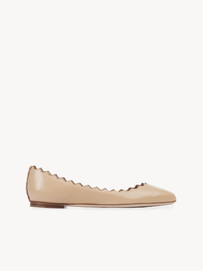 Chloé Beige Lauren Ballerina Flats