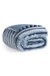 Ugg Channel Quilt Faux Fur Throw Blanket In Cyclone