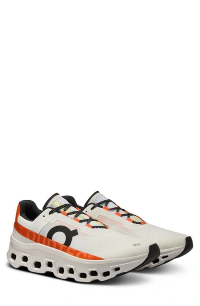 On Coloured Cloudmster Sneakers Men In White/white