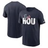 NIKE NIKE  NAVY HOUSTON TEXANS LOCAL ESSENTIAL T-SHIRT