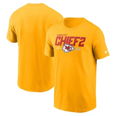 Nike Kansas City Chiefs Local Essential  Men's Nfl T-shirt In Gold