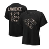 Majestic Women's  Threads Trevor Lawrence Black Jacksonville Jaguars Leopard Player Name And Number T In Black