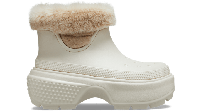 Crocs Stomp Lined Boot In Stucco