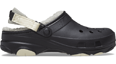 Crocs All-terrian Lined Clog In Black