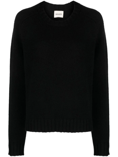 Khaite Mae Cashmere Sweater In Black