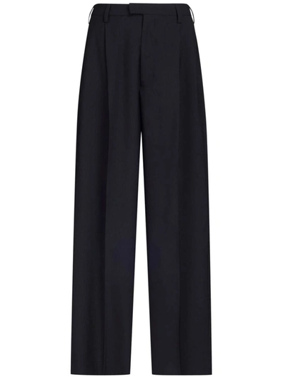 Marni Wide Leg Trousers Clothing In Black