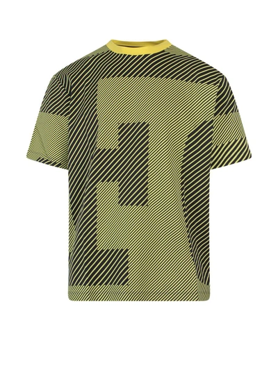 Ferrari Flunga Hologram-print T-shirt In Yellow